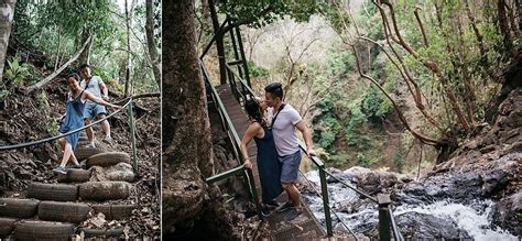 Waterfall Adventure Pre Wedding Photoshoot • Mil Besos