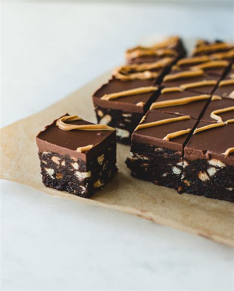 Chocolate Peanut Butter Squares - Pretty. Simple. Sweet.