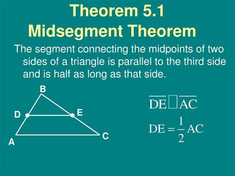 PPT - Lesson 5.1 Midsegment Theorem and Coordinate Proof PowerPoint Presentation - ID:484551