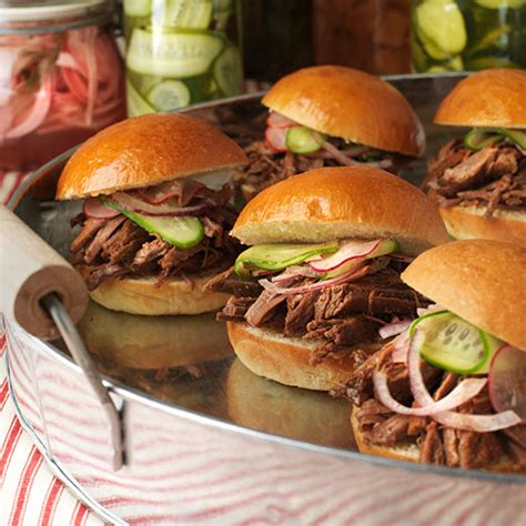 Slow Braised Brisket Sliders | Wine Pairing Recipes