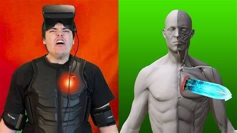 HOW MUCH PAIN CAN I FEEL IN VR? (Haptic Suit)