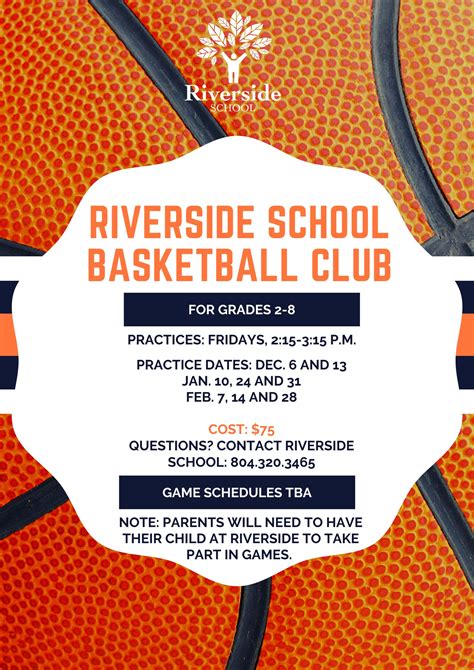 Riverside_School_Basketball_Club_Poster - Riverside School