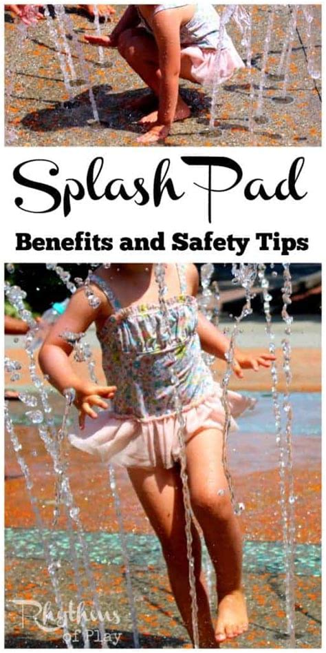 Splash Pad Benefits and Safety Tips - Rhythms of Play