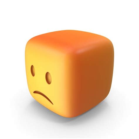 Sad Face Emoji, 3D - Envato Elements