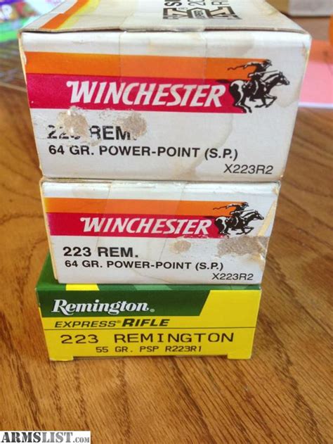 ARMSLIST - For Sale: .223 Hunting Ammo