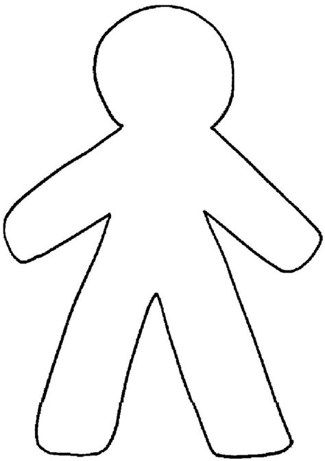 Blank Person Outline - ClipArt Best