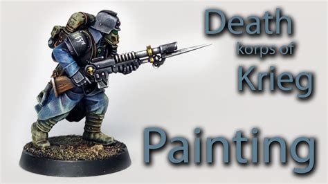 How to Paint a Death Korps of Krieg Infantryman for 40K. 143 Siege ...