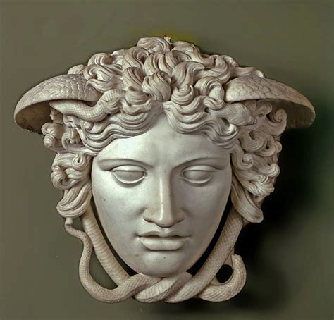 The Rondanini Medusa. 19th.century Italian. copy after the antique. marble. http://hadrian6 ...