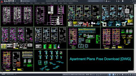 Apartment Plans Free Download [DWG]