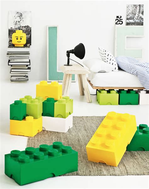 If It's Hip, It's Here (Archives): Giant Glossy Lego® Storage Blocks In Nine Fun Colors.