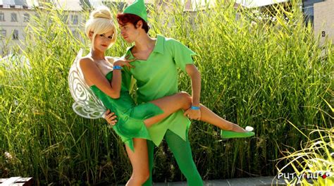 Tinkerbell and Peter Pan by Youei on DeviantArt