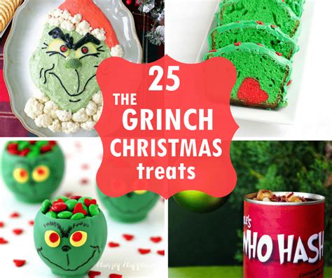 25 GRINCH FOOD IDEAS: A roundup of fun food for your Christmas party.