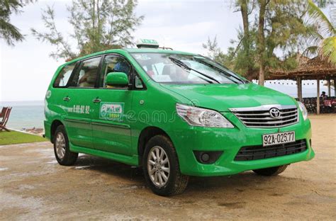 A Green Taxi in Hoi an, Vietnam Editorial Photo - Image of fare, carriage: 66286966