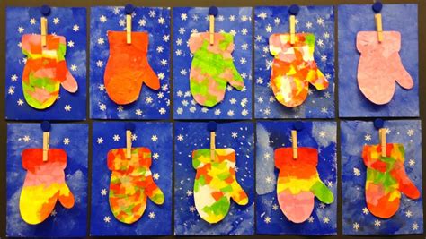 Winter Mitten Art | Fun Family Crafts