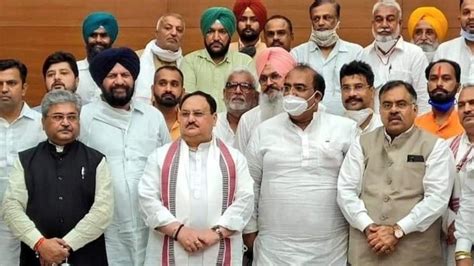 Punjab BJP delegation meets party chief Nadda - Hindustan Times