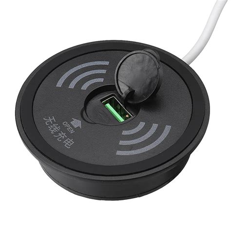 Bakeey Embedded Desktop USB Qi Wireless Charger Phone Quick Wireless ...