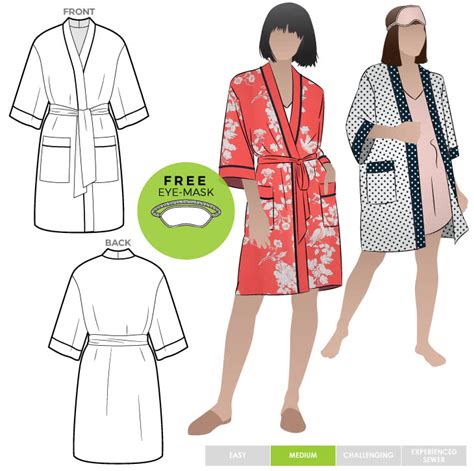 LOUNGEWEAR ROBE Paper Pattern - CoolCrafting