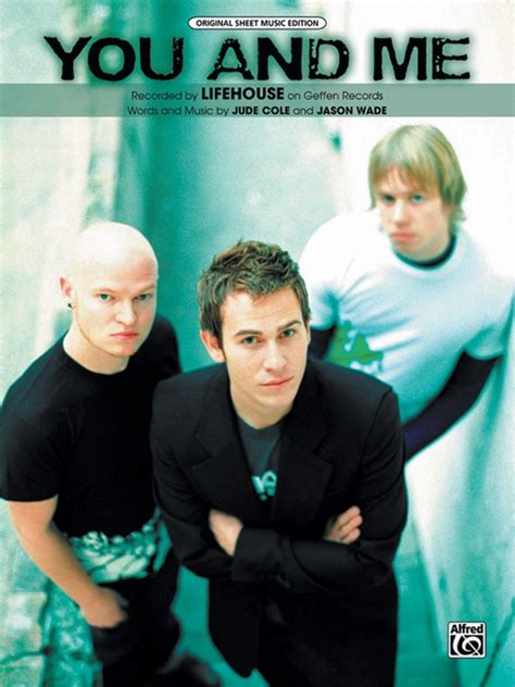 You and Me: Piano/Vocal/Chords: Lifehouse - Digital Sheet Music Download