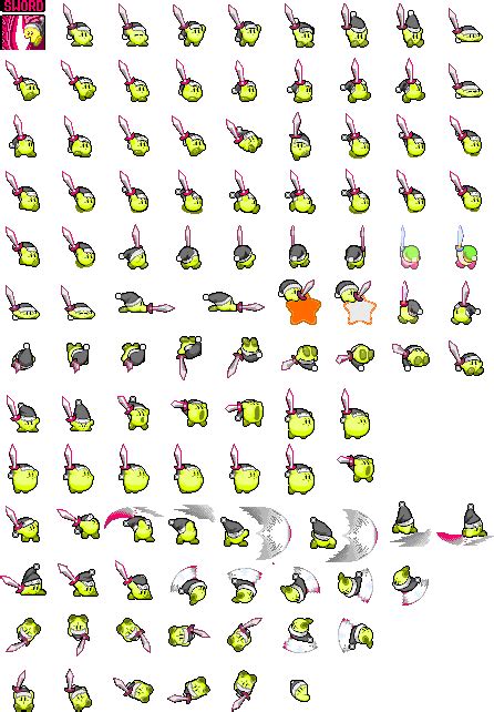 Me-Kirby form sprite sheet by Planet-i-Studios on DeviantArt