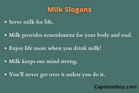 400+ Funny Milk Slogans That You Can Use