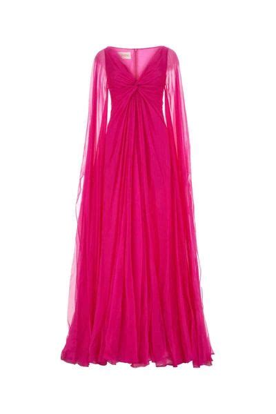 Valentino Garavani Dress In Pink | ModeSens in 2023 | Chiffon long ...