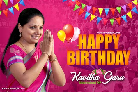 Kalvakuntla Kavitha Birthday Wishes Hd Wallpapers And Posters | naveengfx