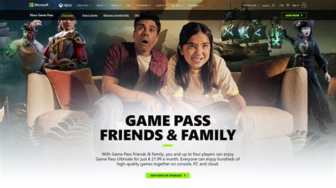 Microsoft officially detailed Game Pass Friends & Family subscription ...