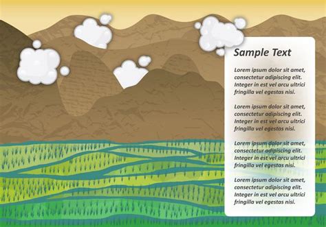 Rice Field Vector Landscape - Download Free Vector Art, Stock Graphics ...