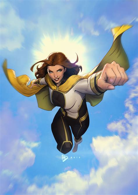 ArtStation - Flight, Facundo Moyano | Superhero characters, Superhero design, Superhero art