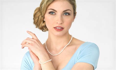 Freshwater Pearl Jewelry Set | Groupon Goods