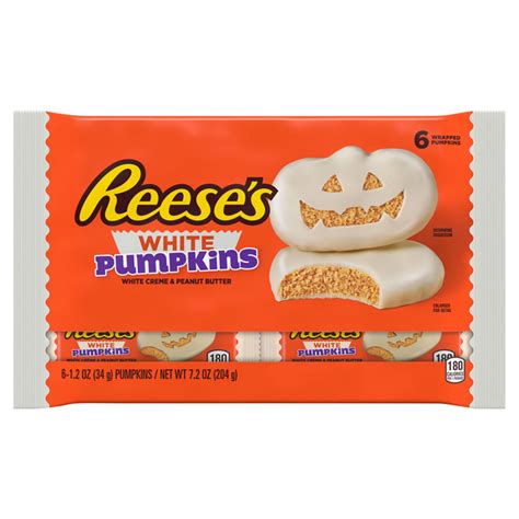 Save on Reese's Pumpkins White Creme & Peanut Butter Cups Halloween - 6 ct Order Online Delivery ...