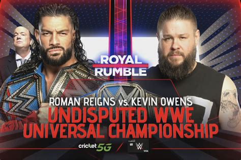 Roman Reigns vs. Kevin Owens official for Royal Rumble - Cageside Seats