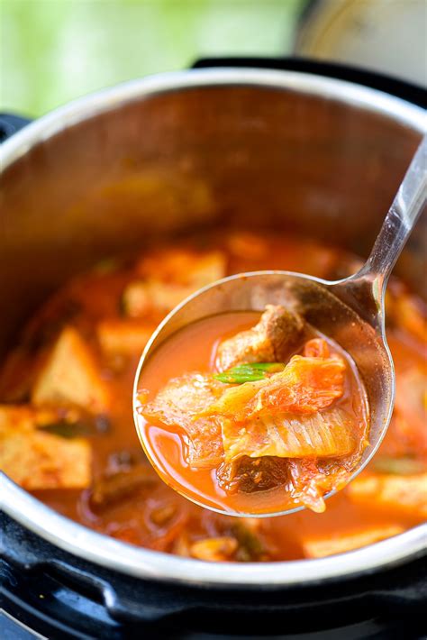 Instant Pot Kimchi Jjigae (Kimchi Stew) - Korean Bapsang