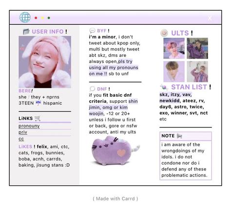 carrd insp ! | Aesthetic websites, Phone themes, Overlays tumblr