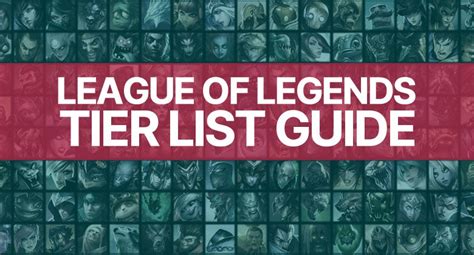 League of Legends Tier List Guide | Bananatic