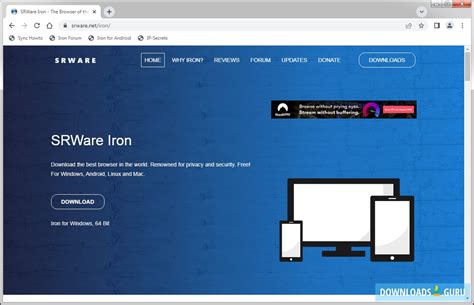 Download SRWare Iron for Windows 11/10/8/7 (Latest version 2023 ...