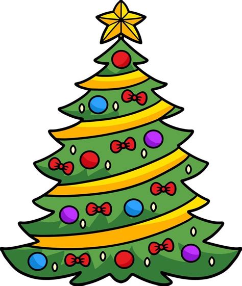 Christmas Tree Cartoon Colored Clipart 11416879 Vector Art at Vecteezy