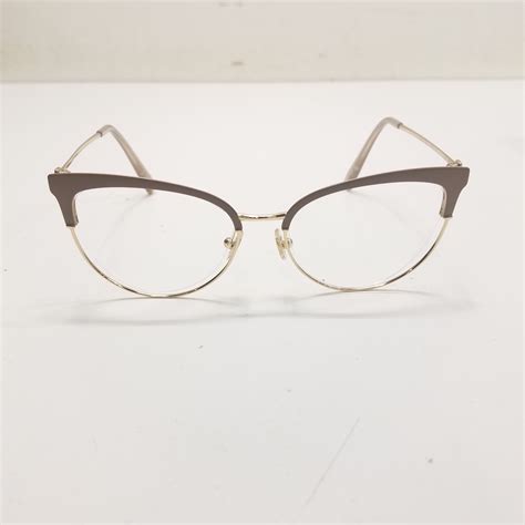 Buy the Tiffany & Co. Cat Eye Eyeglass Frames Taupe | GoodwillFinds