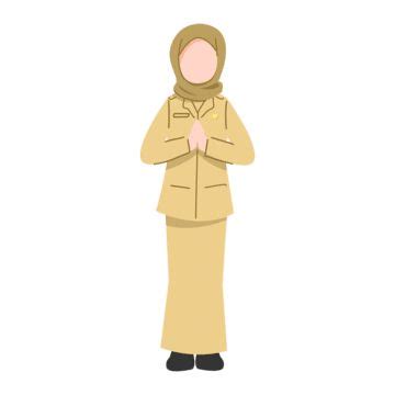 a woman wearing a hijab and standing with her hands folded in front of ...