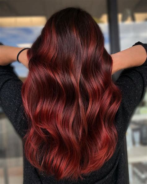 Red and Black Hair: Ombre, Balayage & Highlights