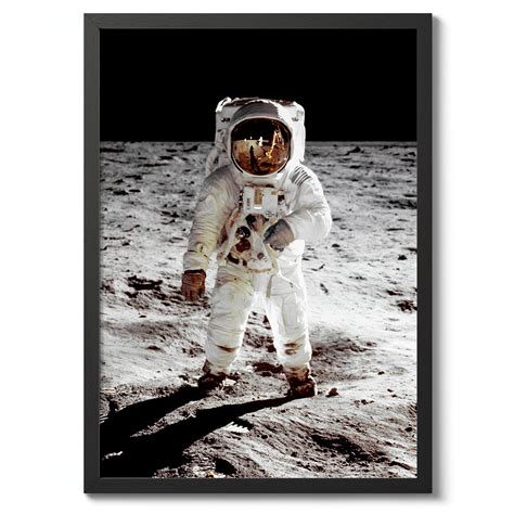 Neil Armstrong Moonwalk - Vintage NASA | Space | Framed Prints & Posters – Animato