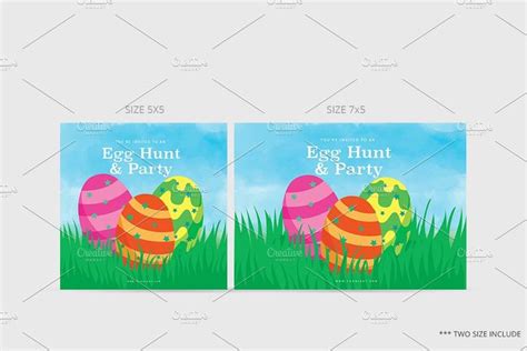 Egg Hunt & Party Invitation card | Egg hunt party, Egg hunt, Party invitations