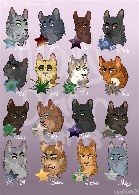 Leaders of Riverclan by WoofyDragon | Warrior cats books, Warrior cats comics, Warrior cats series