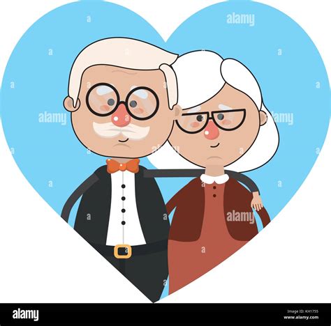 Grandparents cartoon design Stock Vector Image & Art - Alamy