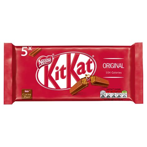 Kit Kat 2 Finger Milk Chocolate Biscuit Bar Multipack 5 Pack | Multipack Biscuits | Iceland Foods