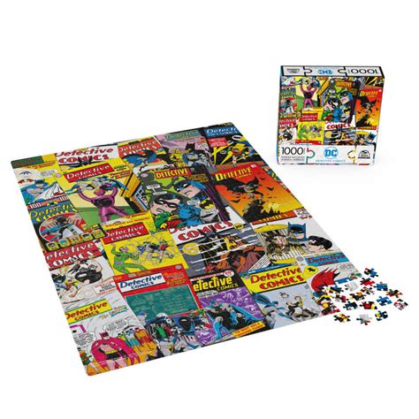 DC Comics, Detective 1000-Piece Jigsaw Puzzle Classic Retro Batman Comic Book Artwork with ...