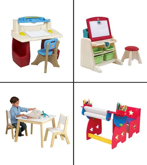 Kids Art Table With Storage - Draw-metro