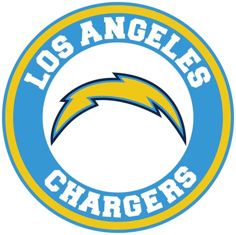 Los Angeles Chargers Circle Logo Vinyl Decal / Sticker 5 sizes ...