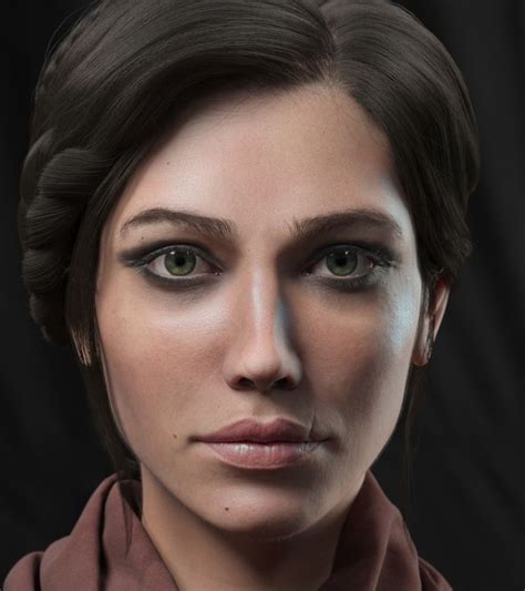 Female face for character (in progress) by AlexeyStarov | Realistic ...