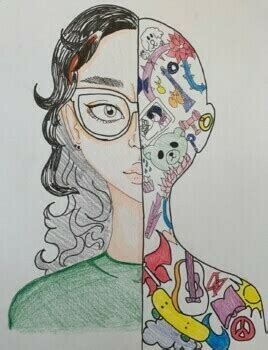 Identity Self-Portrait Slideshow Visual Art SEL by Ms Burleigh Visual Art